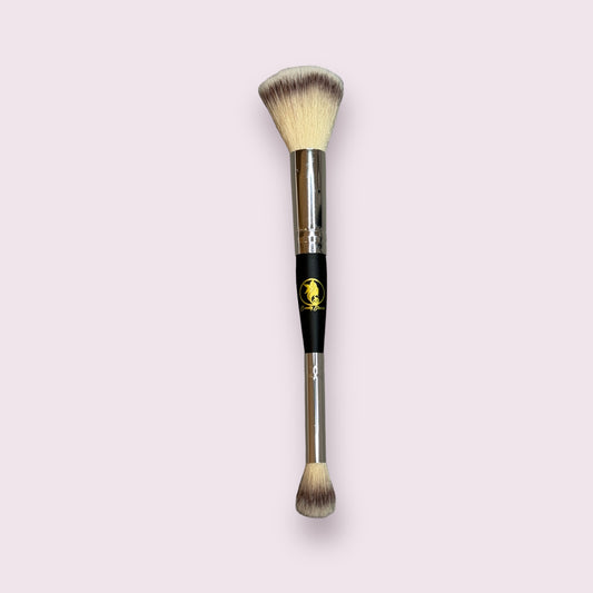 Eyeshadow  & Loose Powder Brush - Dual-ended